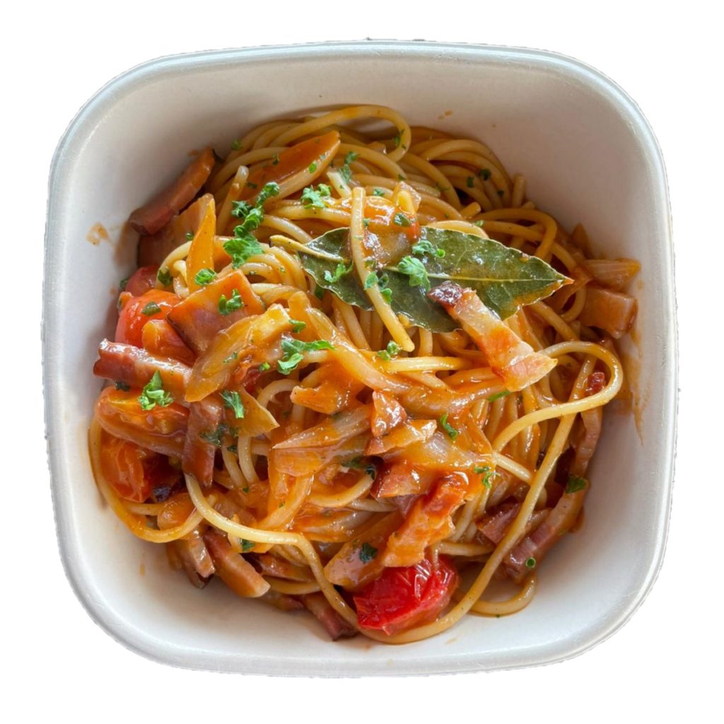 Pasta amatriciana Schäftlarner Einkehr Italienisches Restaurant